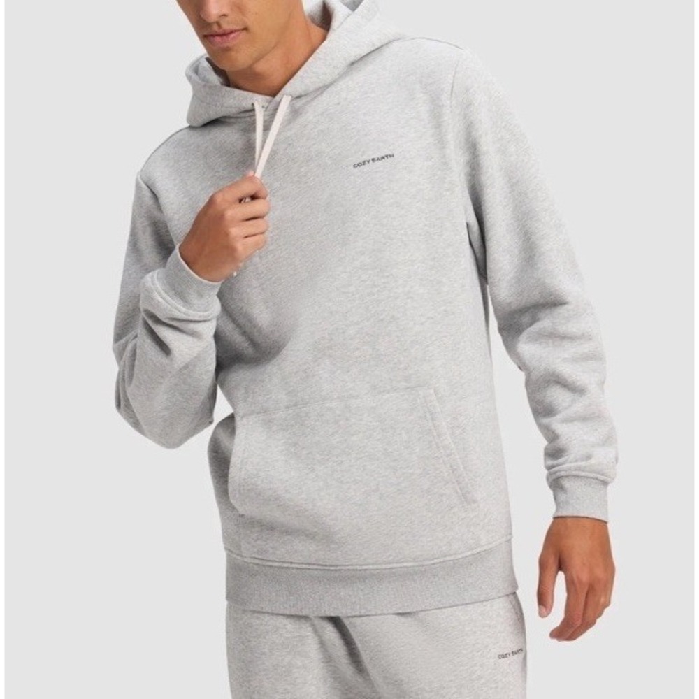NWT Cozy Earth CityScape 2.0 Oversized Hoodie Sweatshirt Size Small Gray - Picture 1 of 9
